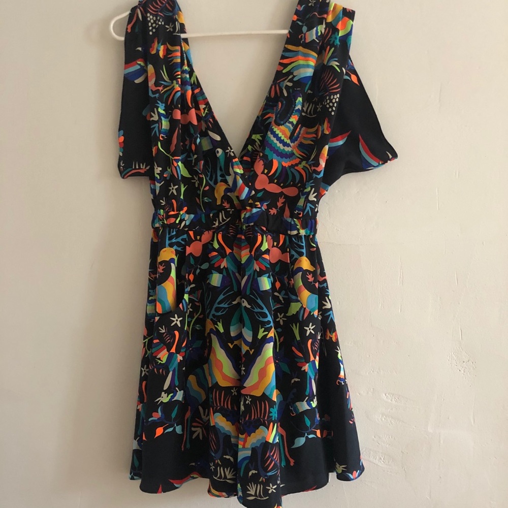 Mara Hoffman techno animal print dress size small